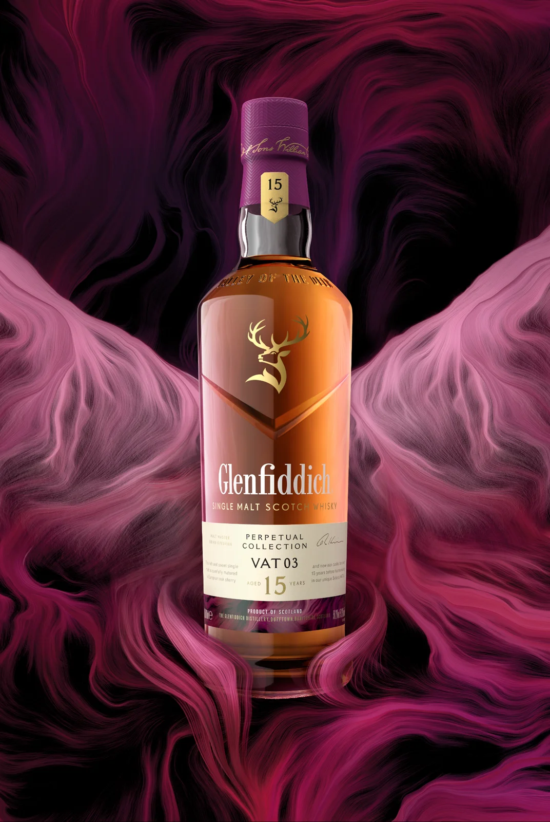 格兰菲迪恒续珍藏 VAT 03 15年瓶身与呈现